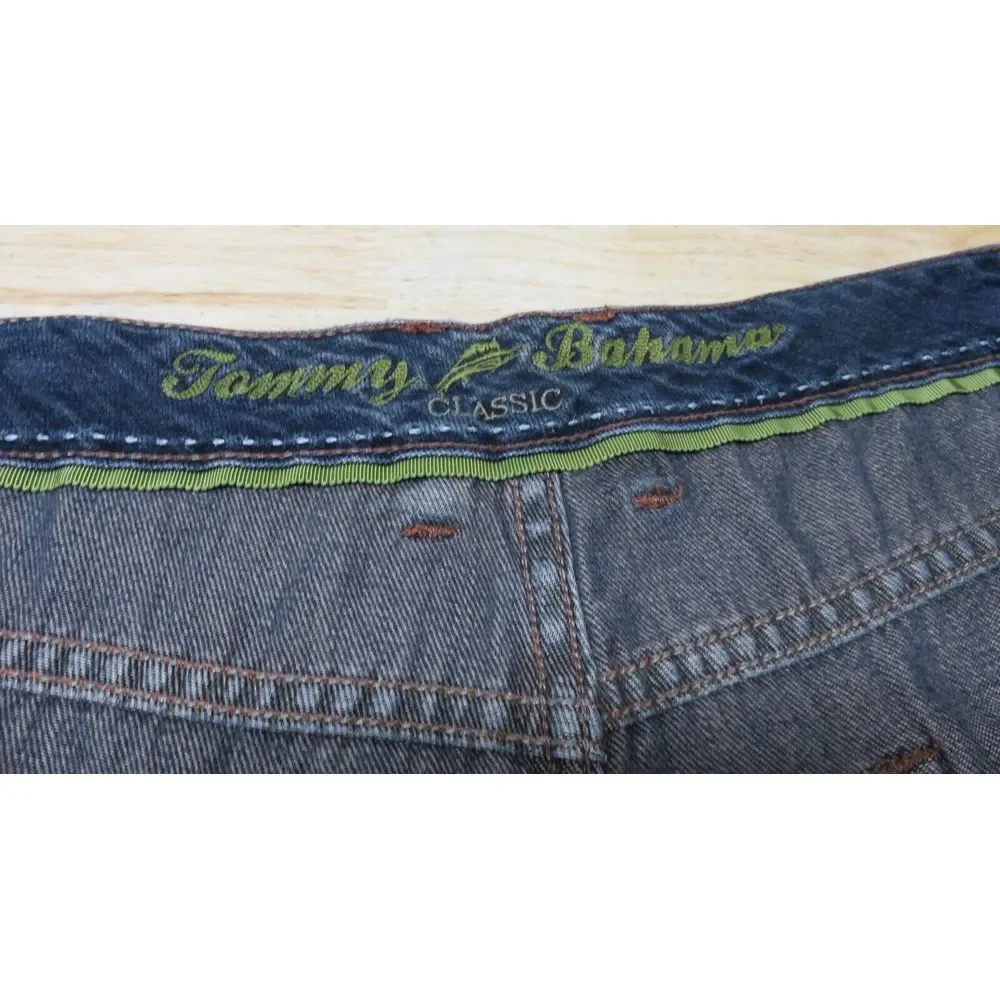 Mens Tommy Bahama Jeans Size 42x30 Cotton Tencel Lyocell Blue Pants Classic 1517